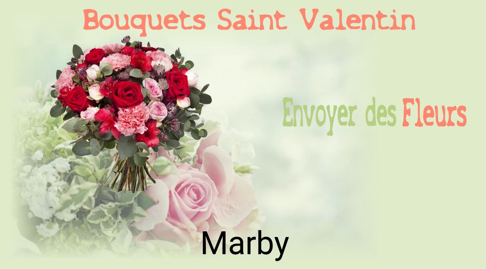 Roses de Saint-Valentin livrées à Marby